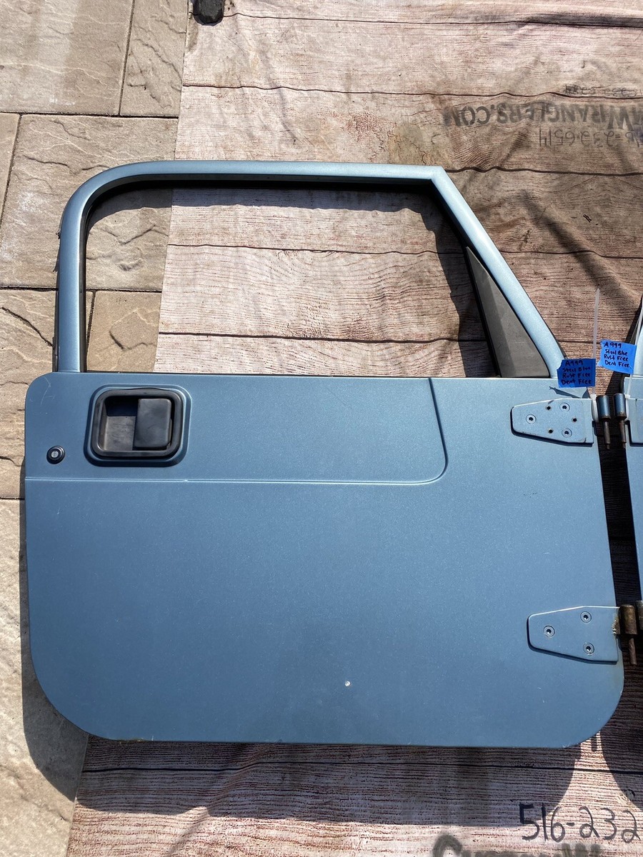1997-2006 Oem Jeep Wrangler TJ Full Doors Gunmetal Pearl PQ7 1997