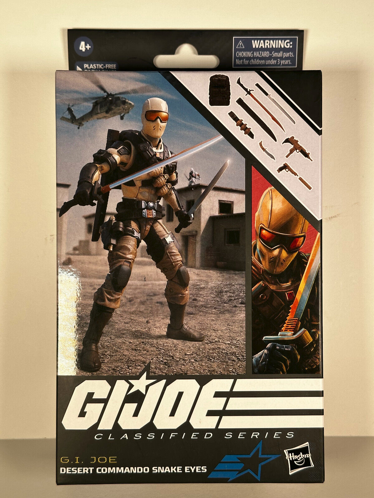 Hasbro G.I GI Joe Classified Series Desert Commando Snake Eyes 6" Action Figure