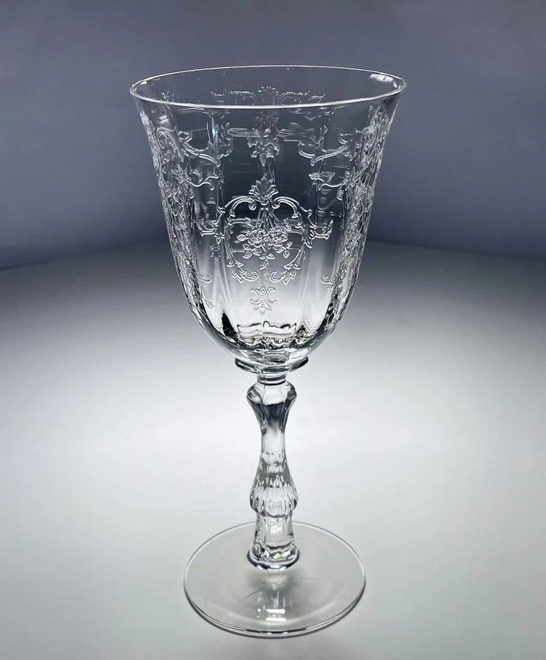 Fostoria Navarre Water Goblets - Set of 4 - Image 2 of 4