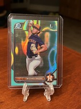 Michael Knorr 2022 Bowman 1st Aqua Lava /199 Refractor Parallel #BDC-120 Astros