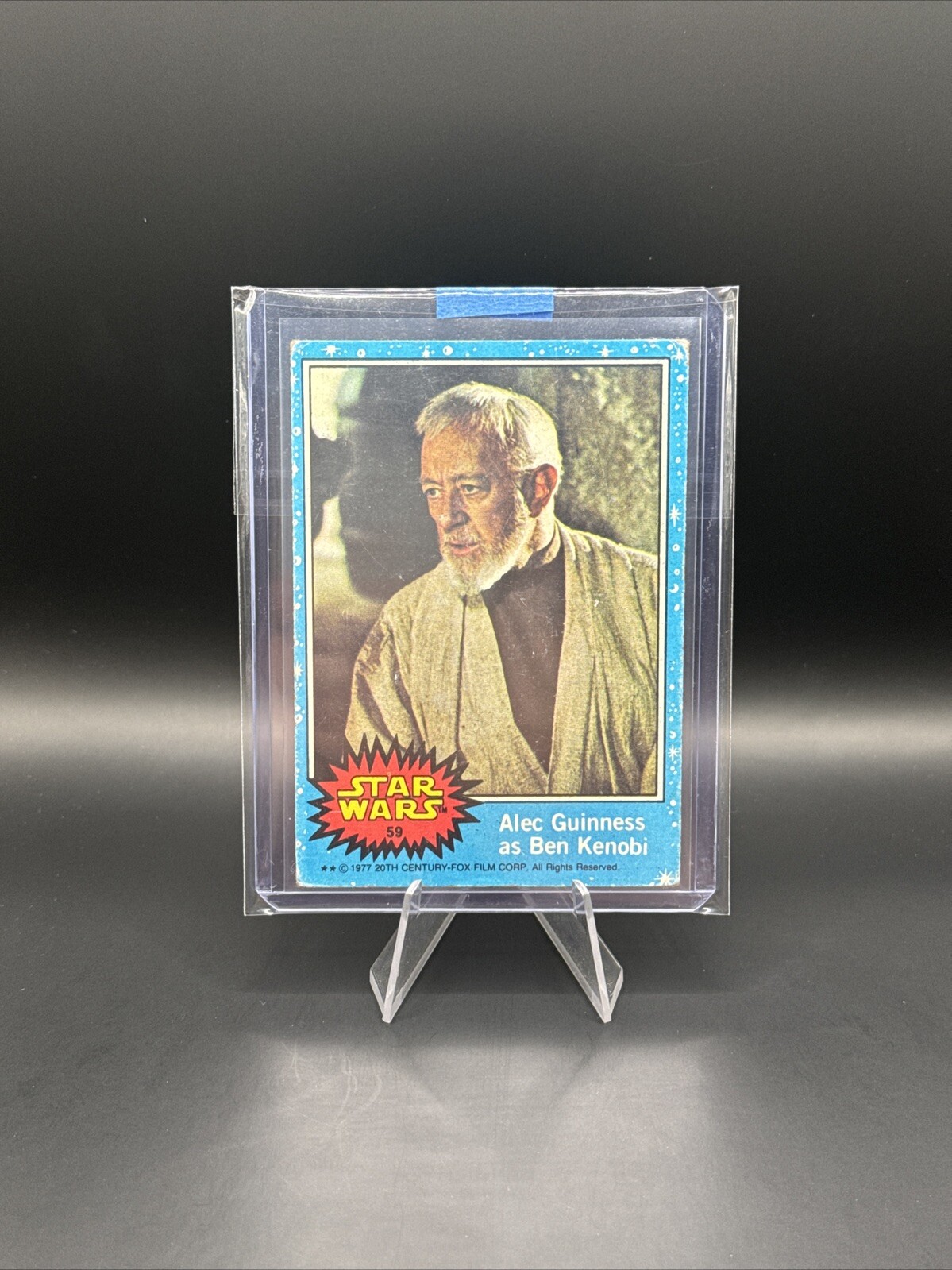 1977 Topps Star Wars #59 Alec Guinness as Ben Kenobi
