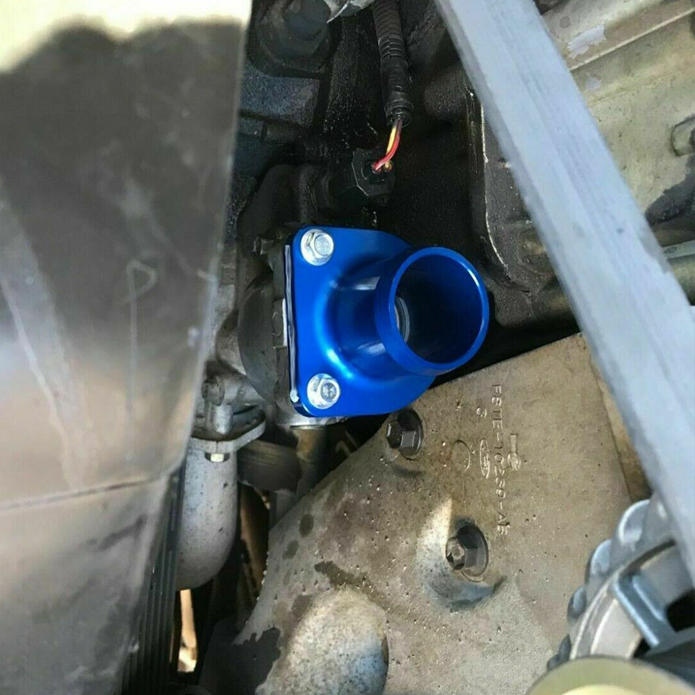 Billet Thermostat Housing Leak Seal For 19992003 Ford Powerstroke 7.3L Red eBay