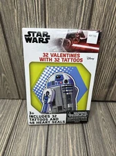 Star Wars 32 Valentines With 32 Tattoos And 48 Heart Seals By Paper Magic Group 
