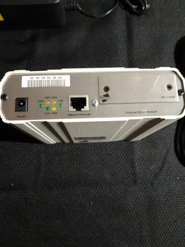 Servidor de impresión Ethernet Digi Fastport Plus 3100CX + Foto 3 de 4