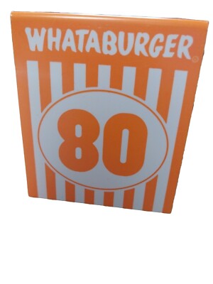 Whataburger Table Tent Number 80