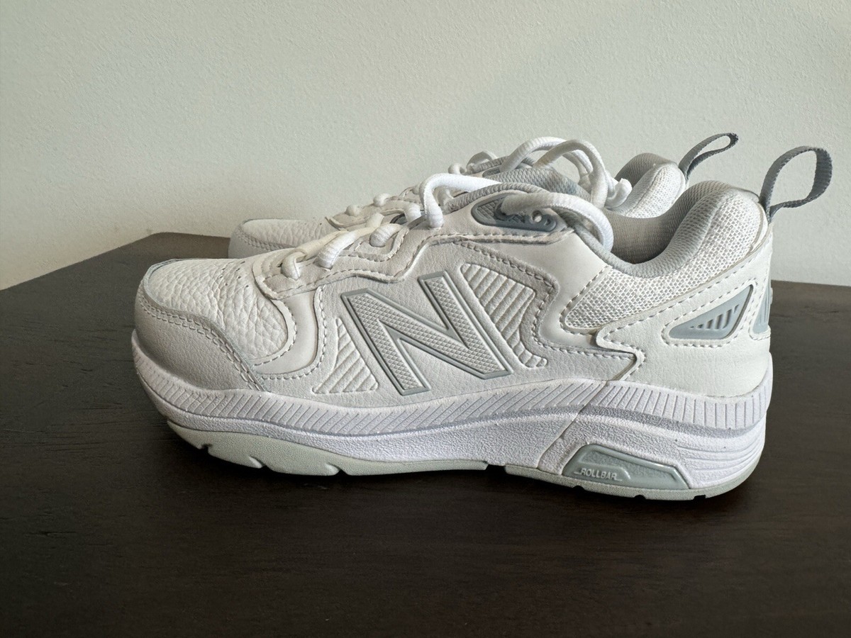 NEW BALANCE WX857V3 Training Shoes White Blue Women's 6