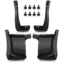 BDFHYK Mud Flaps Splash Guards Front Rear Ford F250 F350 1999-2010 Black 4Pcs Hi
