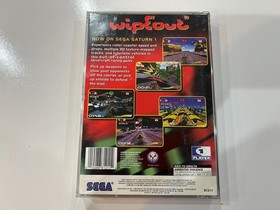 Wipeout (Sega Saturn 1996) CIB Complete w Manual + Reg Card + Foam Tested EXC!
