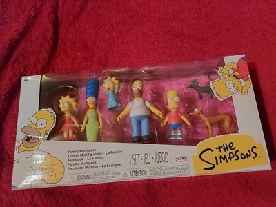 The Simpsons 7 Mini Figuren Set Ganze Familie Homer Marge Bart Lisa Maggie OVP