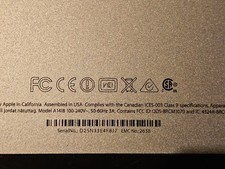 Apple iMac 21.5in Late 2012 A1418 i5 1TB Untested Parts/Repair