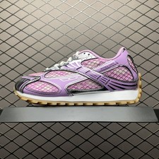 Bottega Veneta Orbit Sneakers Lavender Pink Mesh Retro Runner Unisex