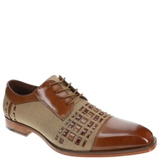 Stacy Adams Shoes Halstead Cap Toe Oxford Black/Gray Size 8.5 — photo 2