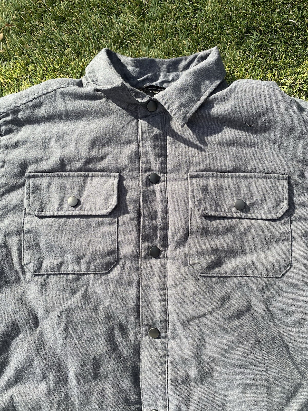 Rugged Elements Blue Insulated Jacket Button Up M… - image 3