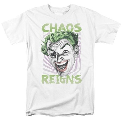 DC COMICS THE JOKER CHAOS REIGNS Licensed Adult Men's Graphic Tee Shirt SM-5XL
