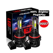 9007 HB5 Kit luces altas bajas LED 4 lados For Ford F 150 1992-2002 2003 Blanco