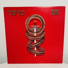 Toto Toto IV 12" Black Vinyl LP 1982 Columbia Pop Soft Rock Album Record Vintage