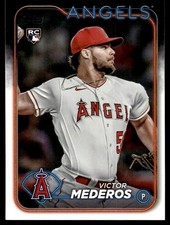 Victor Mederos RC 2024 Topps #270 Los Angeles Angels 28567 Baseball Card