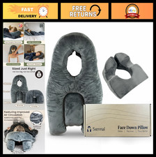 Face Down Recovery Pillow for Eye Surgery 3-Vent Design, Shredded Memory Foam