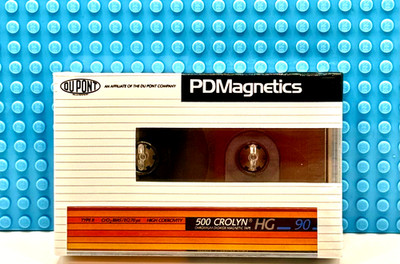 PDM   500  CROLYN  HG  90  1983  TYPE IV  BLANK CASSETTE TAPE  (1)(SEALED)