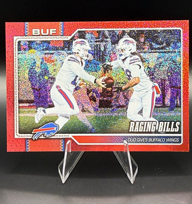 Topps Flagship 2026 Josh Allen James Cook Buffalo Bills "Raging Bills" #4/5