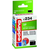 Edding EDD-234 Schwarz Tintenpatrone Ersetzt HP 337 (CH9364EE)
