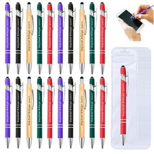 LUAVIARU 60 Pcs Christian Gifts Bible Verse Pens -30 30, A-Multicolor