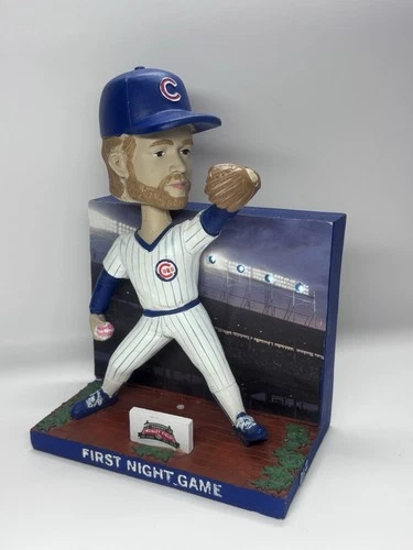 Chicago Cubs Rick Sutcliffe First Night Game Bobblehead MLB Lights Work