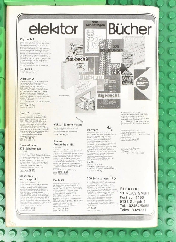 Elektor Nr. 94 Oktober 1978 - Zeitschrift Elektronik - Videoskop - Guter Zustand - Bild 2 von 2