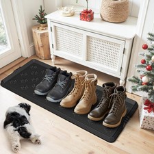 Heavy Duty Boot Trays Natural Shoe Mat Tray for Entryway