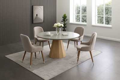 ESF Extravaganza 9493 Dining Table with 1287 Chairs, Total of 4 pieces