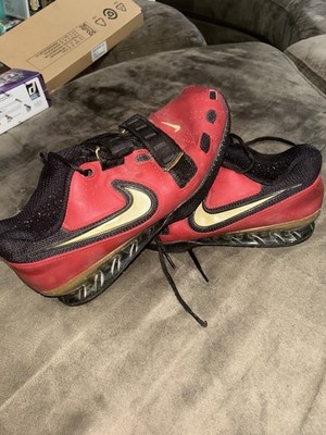 Size 10 - Nike Romaleos 2 Varsity Red Metallic Gold