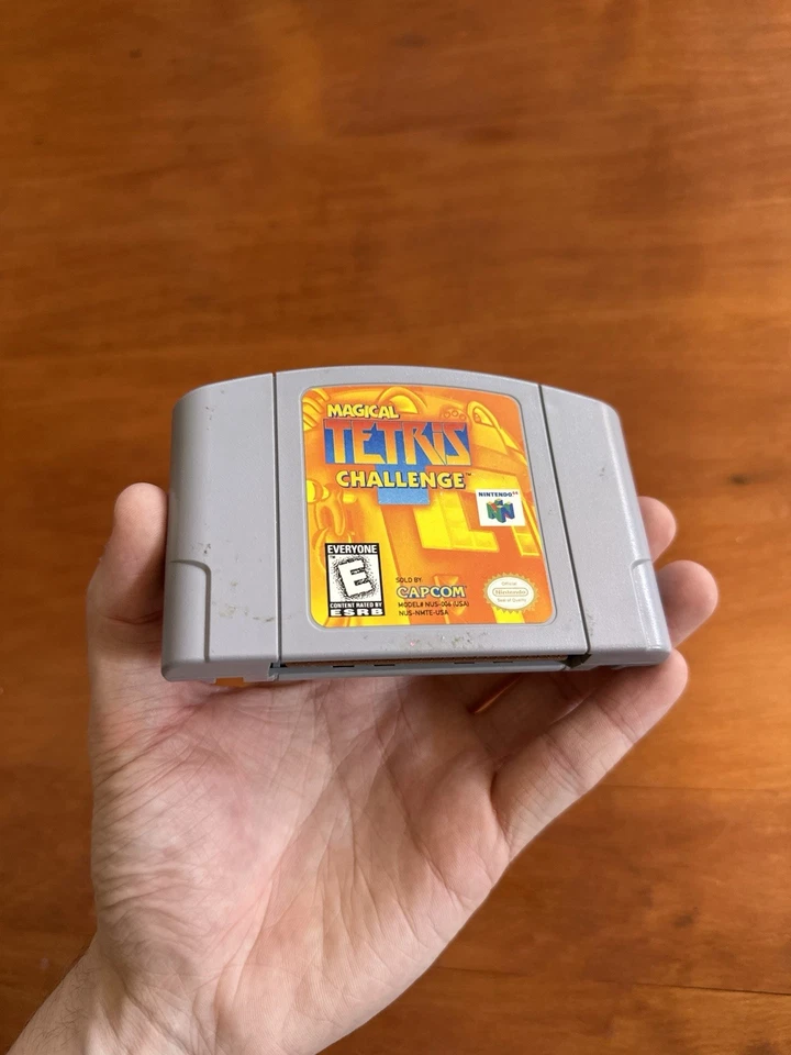 Magical Tetris Challenge (Nintendo 64 N64) VGC Authentic & Tested - Ships Fast - Image 3 of 4