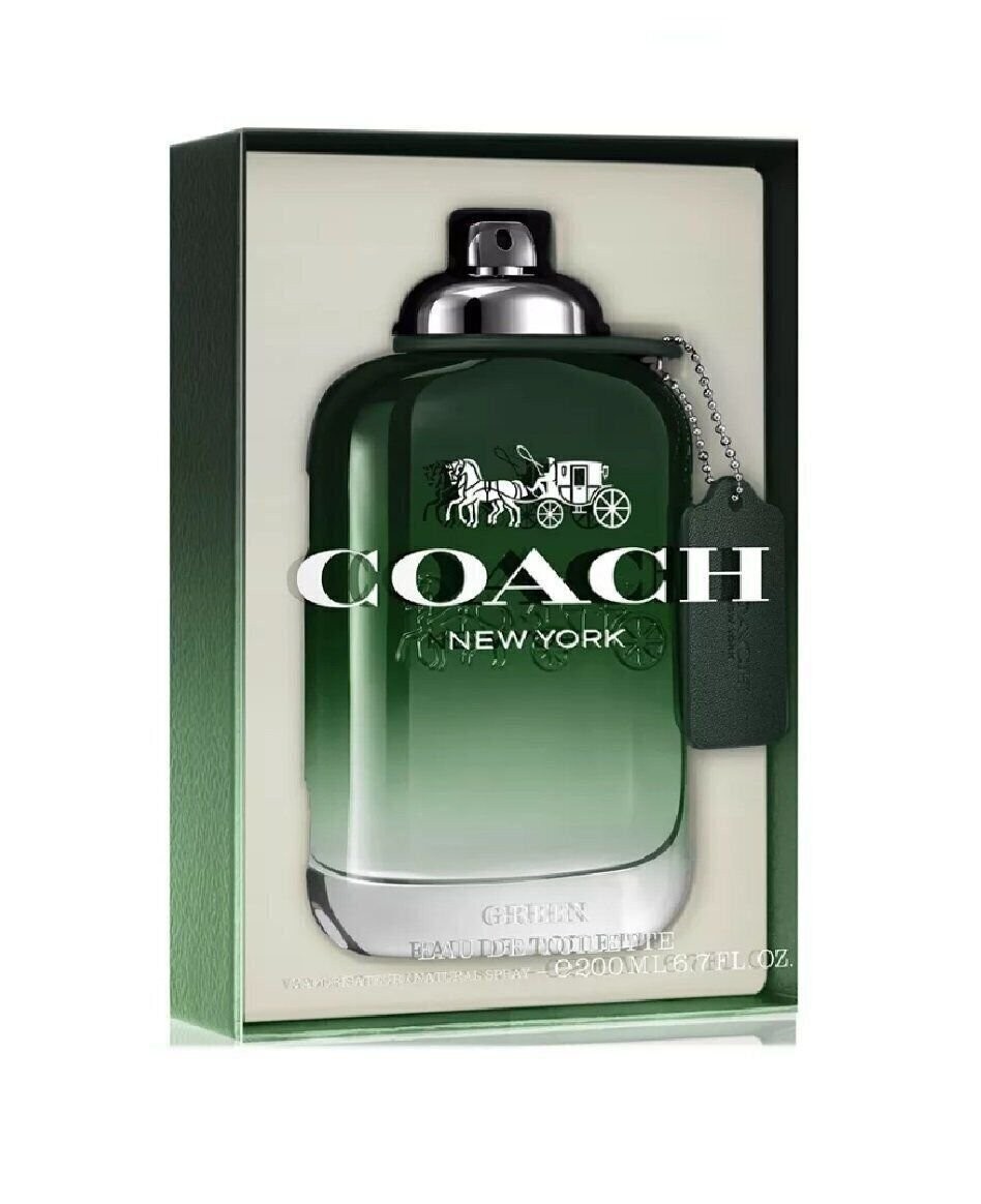 Coach Green oz EDT Spray Mens Cologne 200 ml NIB