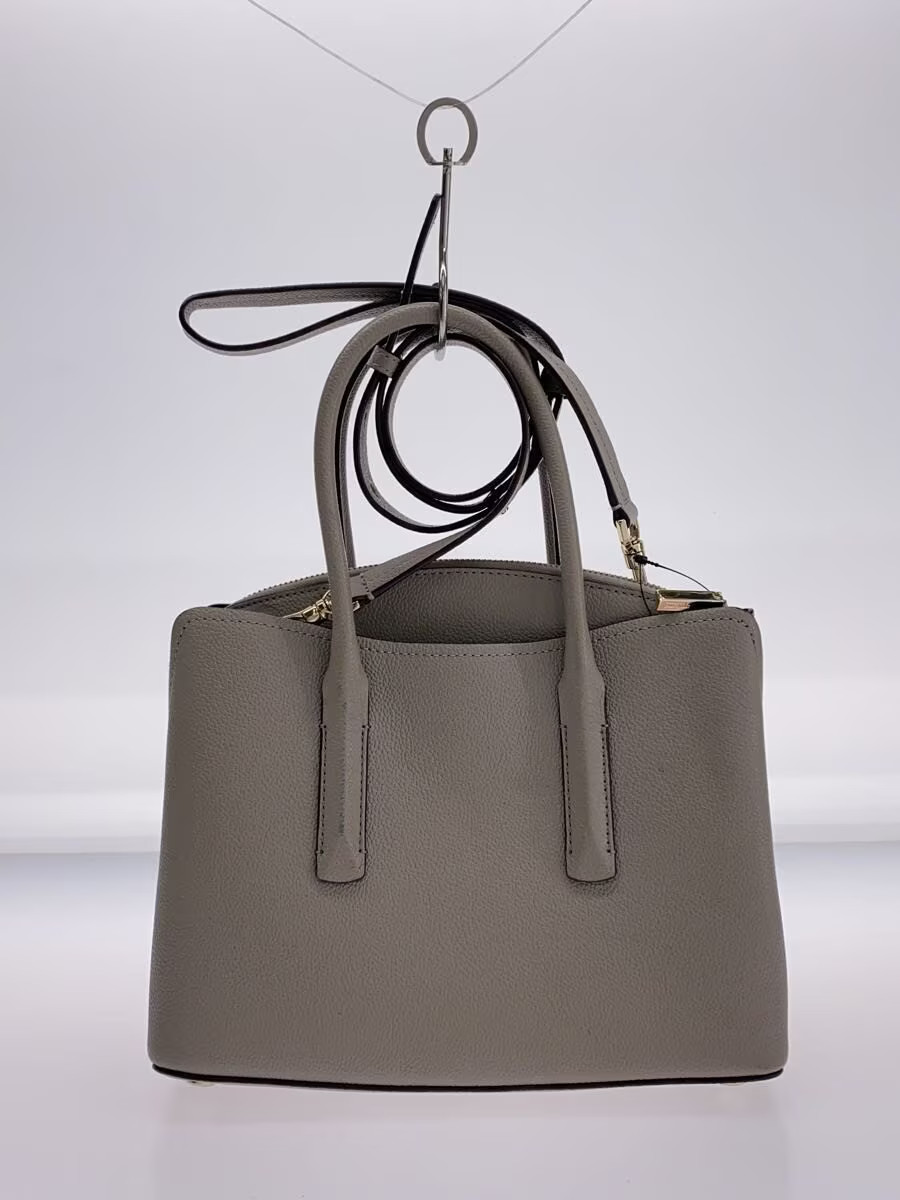 Kate Spade New York handbag in plain leather (GRY) S338 thumbnail 3