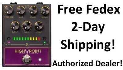 New Walrus Audio Highpoint Analog Optical Compressor Guitar Effects Pedal