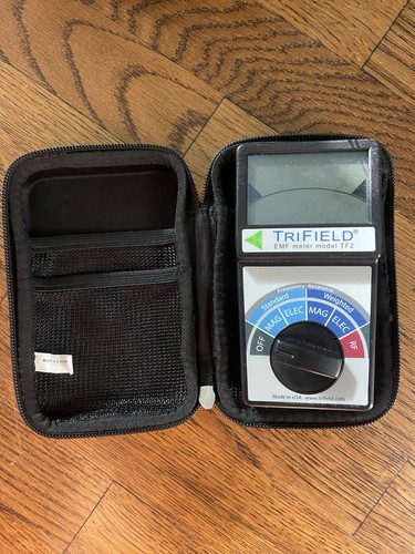 TriField TF2 EMF Meter RF Frequency Range Single Axis Sensor w/ Carrying Case