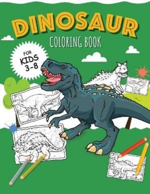 Oliver Brooks DINOSAURS - Coloring Book for Boys (Taschenbuch)