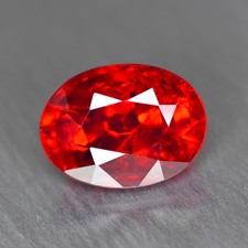 2.24Ct Natural Spessartite Garnet AAA+ Reddish Orange Color Oval Gemstone