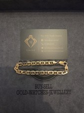 9kt Gold Anchor Bracelet Fully Hallmarked 9.3g Fully Hallmarked