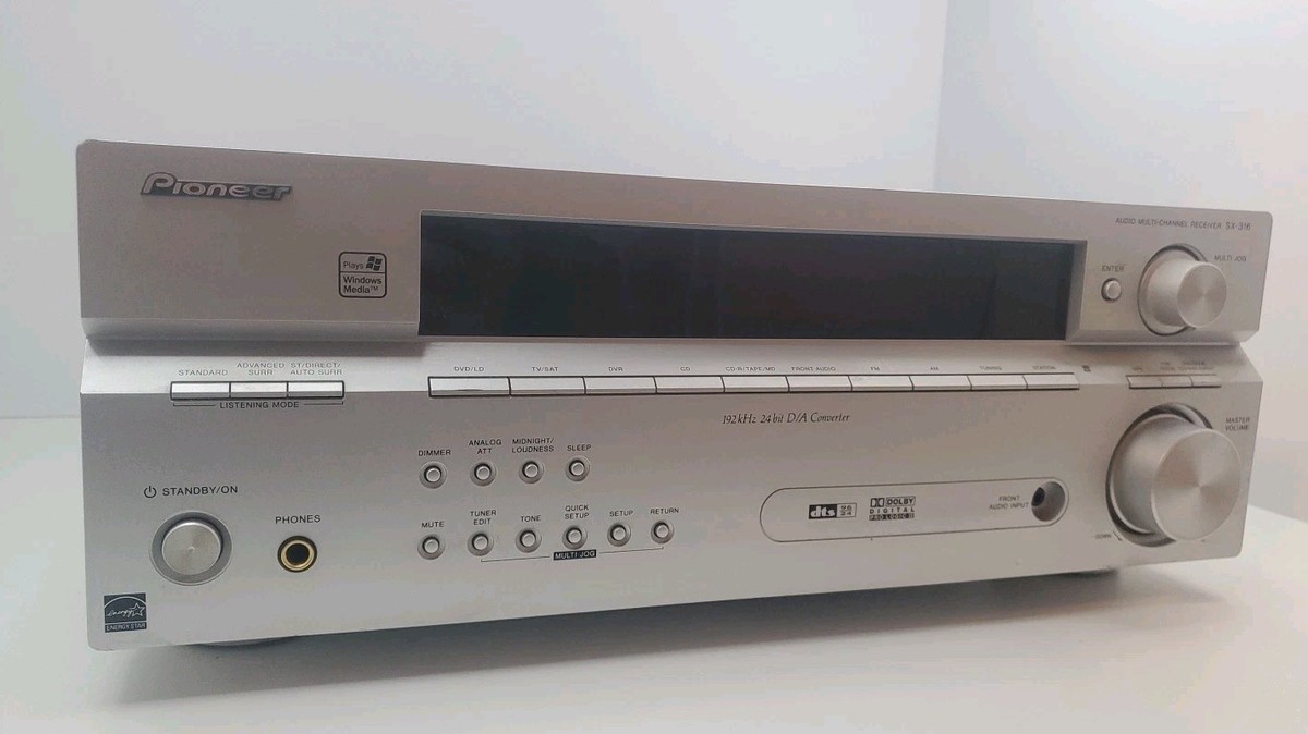 Pioneer SX 316S 6.1 Channel 600 Watt Receiver for sale online | eBay