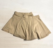 Children  s Place XXL SZ 16 Girls Uniform French Terry Skort 2-Pack - Tan