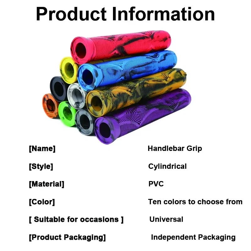 Empuñaduras de goma para manillar MTB suaves cómodas para bicicleta Ha Foto 4 de 4