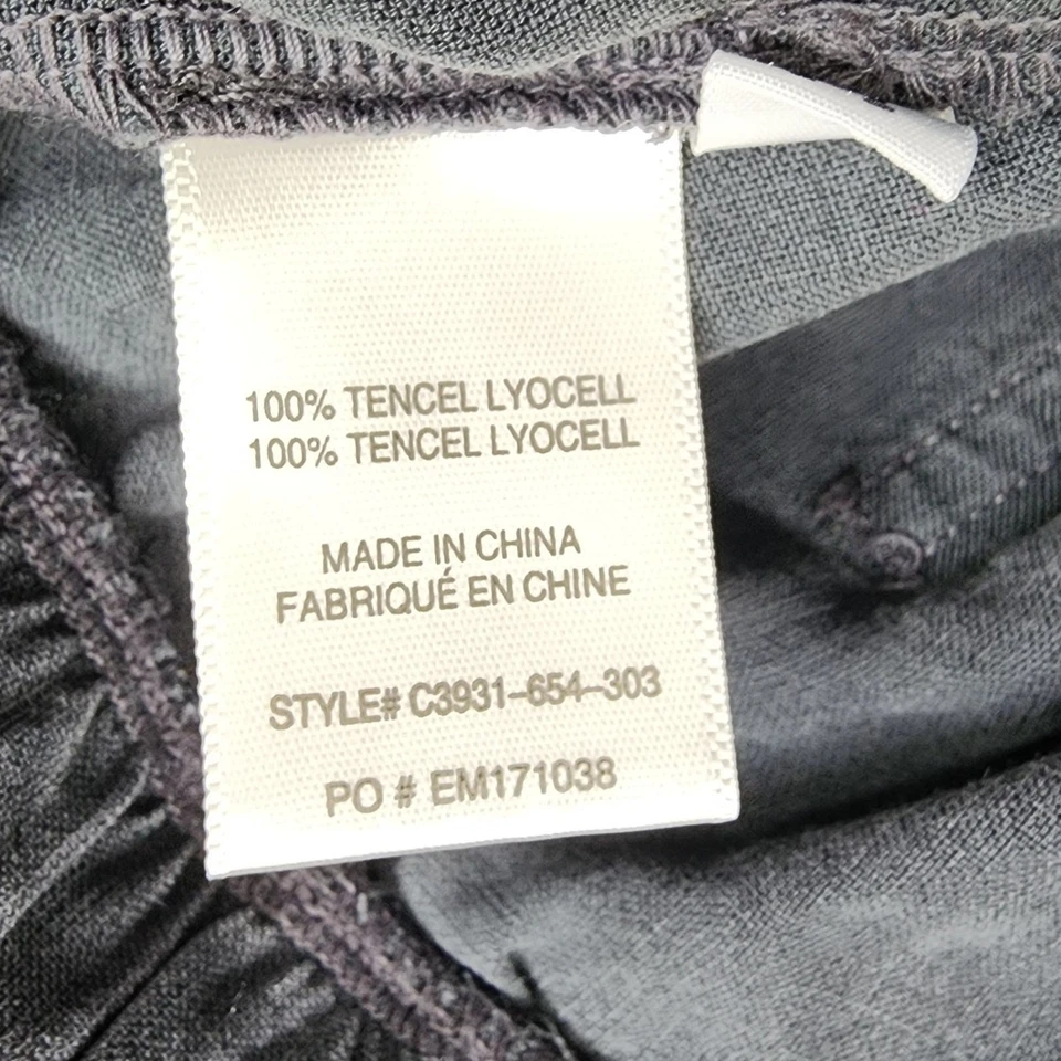 Bella Dahl Shorts Womens M Black Soft Drawstring Waist Frayed Hem Pockets Boho - Image 4 of 4