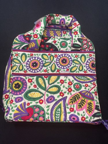 Vera Bradley Travel Tech Organizer Viva La Vera Retired  Floral 9.5x9.5”