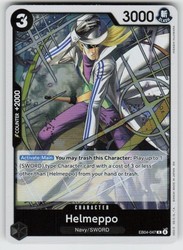 Helmeppo EB04-047 Rare Foil Adventure on Kami's Island One Piece TCG