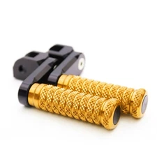 Gold M-Grip Front 40mm Extend Foot Pegs For Hypermotard 1100 S /SP 08-12 13 14