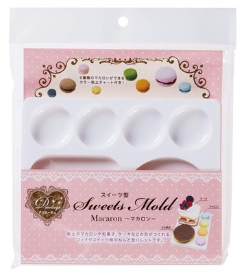 Padico Decollage Clay Mold (Macaron) White 404082_