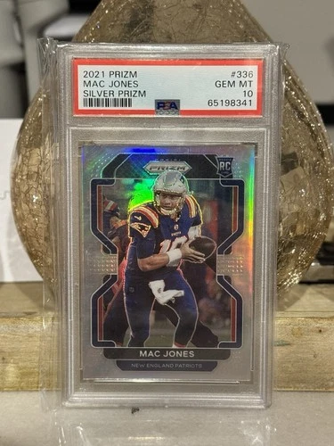 2021 Panini Prizm Mac Jones #336 Silver PSA 10 Gem Mint