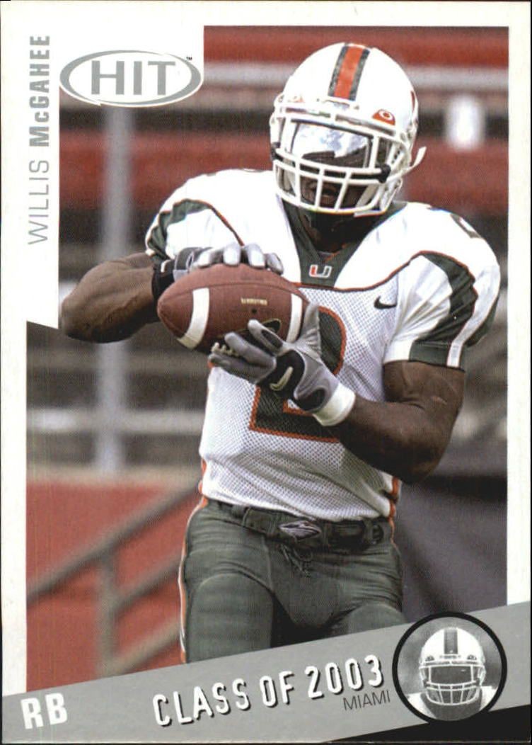 Willis McGahee SA-GE Hit Class of 2003 #C2 Silver