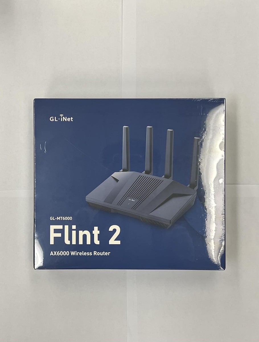GL.iNet GL-MT6000 (Flint 2) WiFi 6 High Speed Gaming Routers for